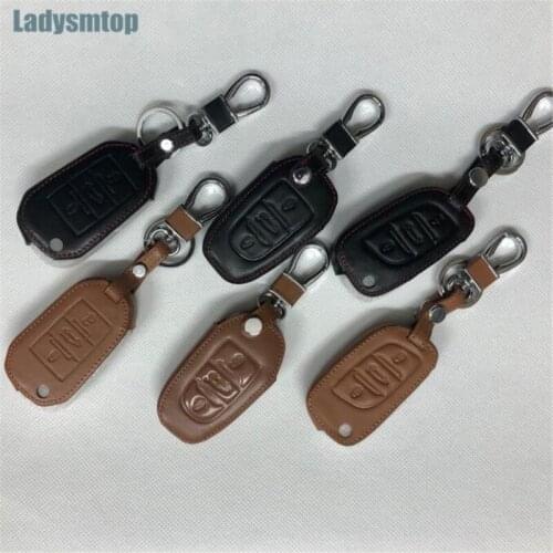 Ladysmtop car Key Cover holder case for Peugeot 206 207 208 301 307 308 407 408 508 2008 3008 4008 5008 for Citroen DS Series