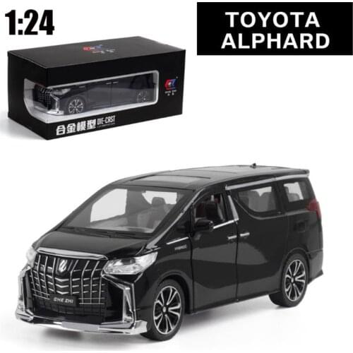 1:24 Toy Car Excellent Quality TOYOTA Alphard With Box Car Toy Alloy Car Diecasts & Toy Vehicles Car Model Toys For Children