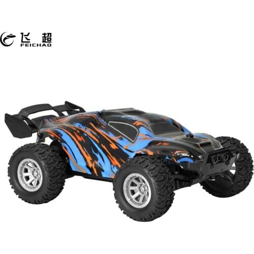 FEICHAO S809 1/32 2.4G 4CH Mini Remote Control RC Car Dual Motor Off Road Vehicles Toys with LED Light Model For Kids Child