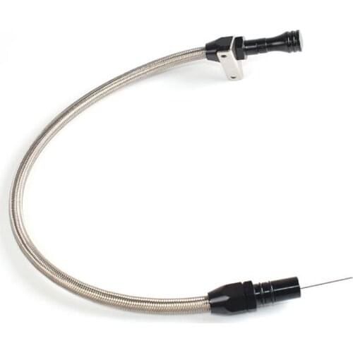 KKMOON Flexible Stainless Steel Transmission Dipstick Tranny Trans for Chevy for GM TH-400 Turbo SBC BBC 400 Car Accessories