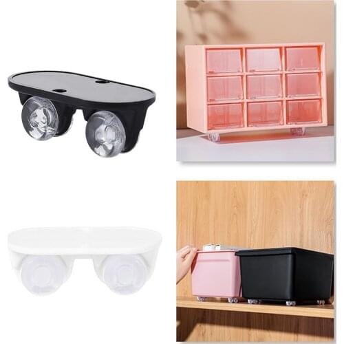 8pcs/Set Mini Caster Wheels Creative No Punching Multiple Furniture & Storage Box Moving Universal Pulley Household Tool