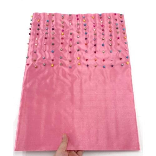 Hot Sales African Beads Sego Headtie High Quality 078 2pcs/Bag Headscarf 100% African Sego Headtie & Wrapper For Wedding