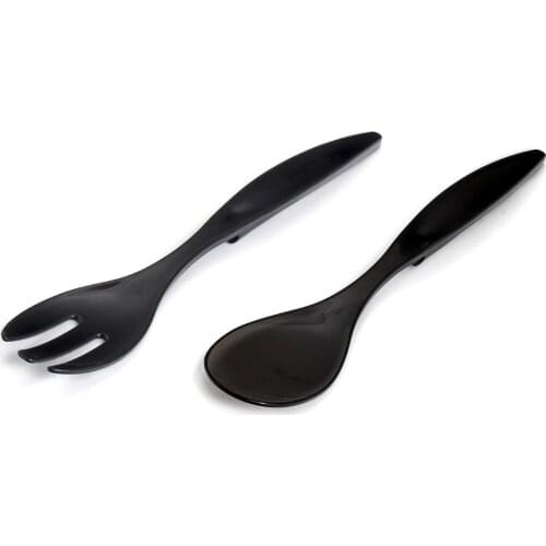2'Li Smoked Fork Spoon Set