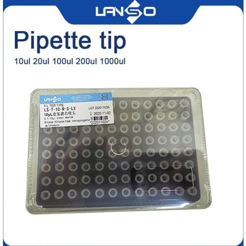 Laboratory Pipette Tips 10ul Micropipette Disposable Plastic Pipette Tip Lab Equipment Pipettor Tips96pcs