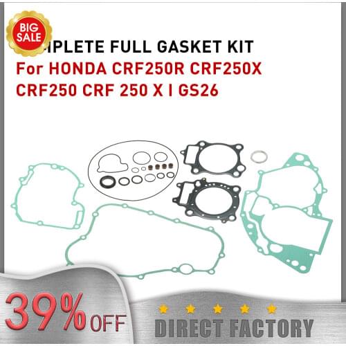 COMPLETE FULL GASKET KIT For HONDA CRF250R CRF250X CRF250 CRF 250 X I GS26