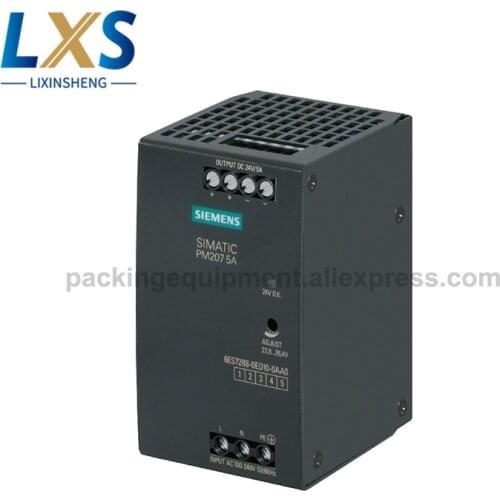 Siemens PM207 Industrial Switching Power Supply 24V 5A with S7-200 Smart PLC 6ES7288-0ED10-0AA0