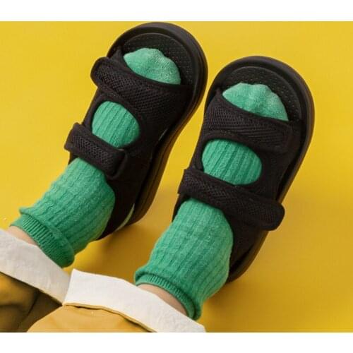 Children Summer White Sandals Casual Beach Shoes Flats For Toddlers Kids Baby Girls Boys Orthopedic Sports Barefoot Shoes 2021