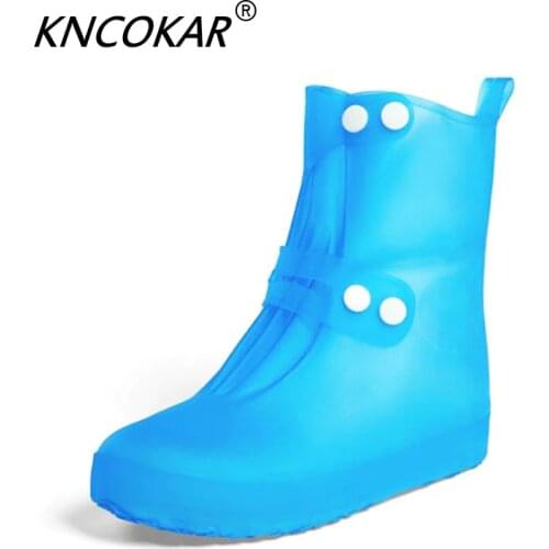 Waterproof Shoe Covers A Variety Of Color Quality Non-slip Rain Shoes Cover For Men Women Shoes Elastic Reusable Rain Boots