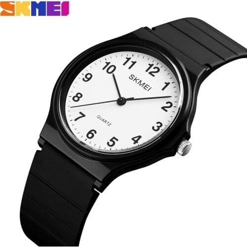 SKMEI Casual Fashion Ladies Quartz Watch Simple Design Personality Women 30 Meters Waterproof Watch Ladies Relogio Feminino