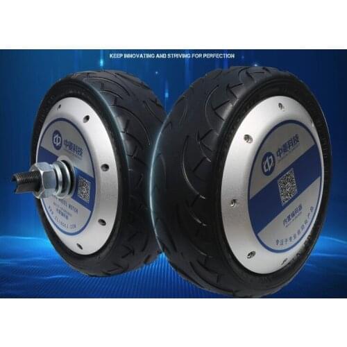 10 inch DC48V200rpm40N.M heavy-duty hub servo motor, 1024 photoelectric encoder,robot AGV logistics small wheel, driver optional