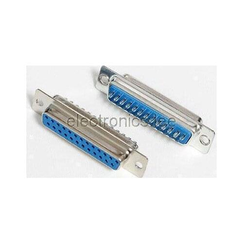 10pcs 25 Pin D-SUB DB25 female Solder Type Connector