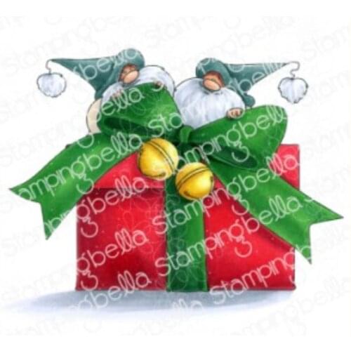 10x8 gift box Transparent Clear Silicone Stamp/Seal for DIY scrapbooking/photo album Decorative card making