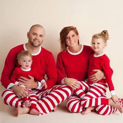 2020 Christmas Family Matching Lounge Wear Pajamas Set