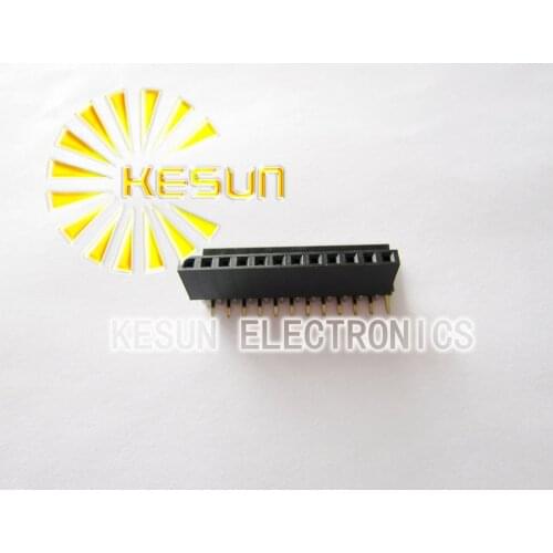 240PCS 2.54mm 1 X 12 Pin Gold-plated Single Row Straight Female Pin Header ROHS