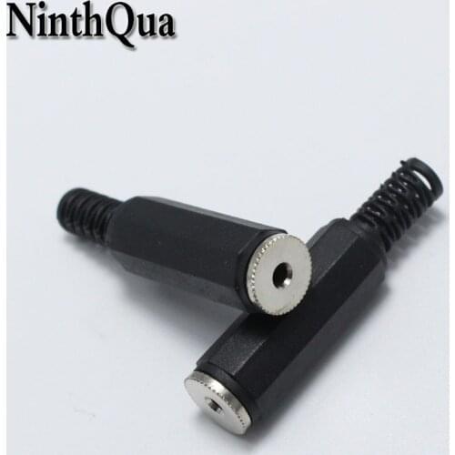 4pcs 2.5mm DC Power Socket 2.5 Stereo Audio jack Welding Type Microphone Adapter Connector