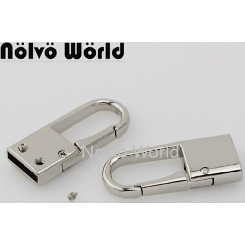 3 pieces test,5 colors, 46*19mm, metal spring ring keyless lock spring ring backpack connection buckles diy hardware accessories