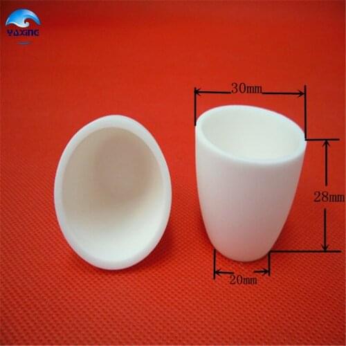 99% alumina crucible for melting, lab experiment 10ml