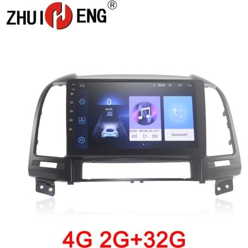 ZHUIHENG 2 din car radio for Hyundai Santa Fe 2006-2012 car dvd player GPS navigation car accessory with 2G+32G 4G internet