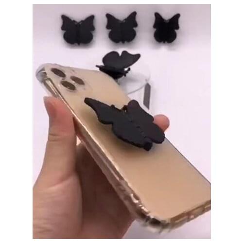Pretty Butterfly Foldable Finger Ring Holder Phone Stand Holders For Tablets Mobile Phone Universal Cellphone Bracket Holders