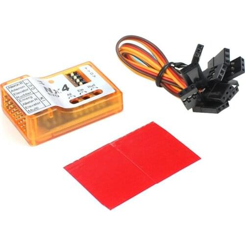 FEICHAO NX4 PRO EVO Gyro Balancer Flight Controller Board For Singal/Dual/Delta And V-tail Aileron Airplane 3D Flight