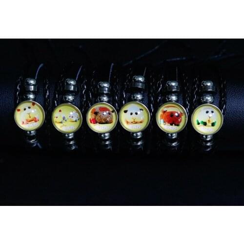 FIMAODZ SK8 The Infinity Cosplay Bracelet Reki Kyan Langa Hasegawa Miya Anime Figure Leather Bracelets Bangles Men Women Gift