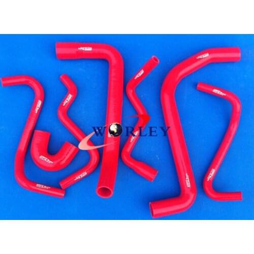 Holden Commodore VT & VX 3.8L V6 1999-2002 Silicone Radiator RED Hose Kit