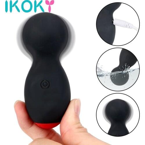 IKOKY 10 Speed Clitoris Stimulate G Spot Massager Powerful AV Magic Wand Vibrating G-Spot Dildo Sex Toys For Women Mini Vibrator
