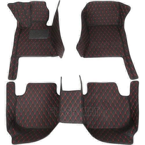 Flash mat leather car floor mats For Cadillac SLS CTS XTS ATSL CT6 XT5 CT6 SRX 5 seat covers accessories Car-Styling