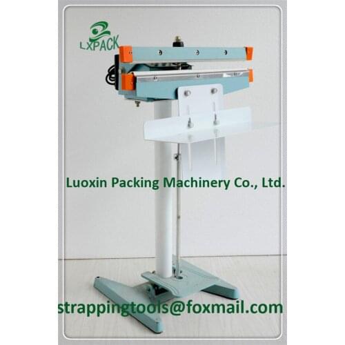 LX-PACK Lowest Factory Price Foot Pedal Impulse Sealer heat sealing machine Plastic Bag sealer 450mm 17 inch PEDAL SEALER