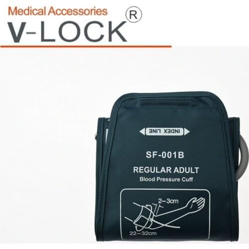 Metal ring adult arm NIBP blood pressure cuff for patient BP monitor sphygmomanometer