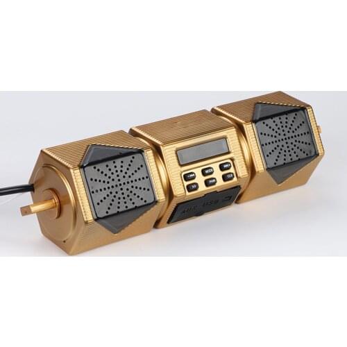 Motorcycle Bluetooth-compatible Speaker System, Compact Amplifier, 2 Inch Weatherproof Speakers, Volume Control, Support USB, TF