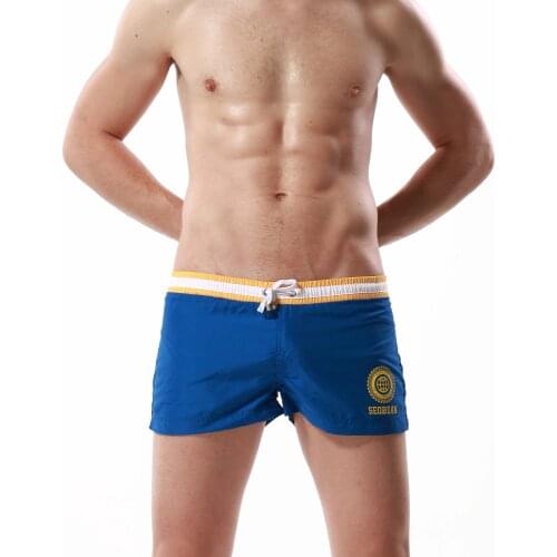 New seobean Mens shorts Loose boxer home shorts fashion solid shorts 4 colors S M L XL