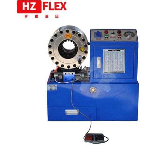 CE certification hydraulic hose crimping machine 1/4" to 2" 4SH/SP ,110V/220V /380V, 31.5Mpa,500T with 10 sets dies
