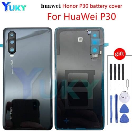 Original huawei P30 Battery Cover For P30 Replace the battery cover With camera cover P30