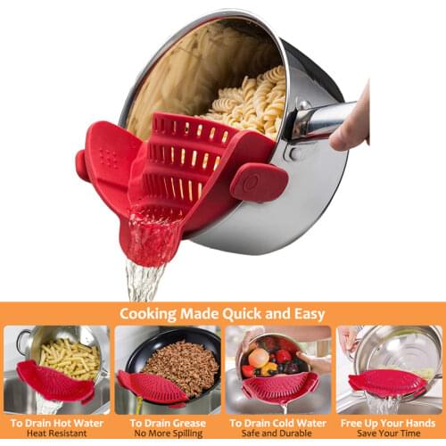 Smqrst Silicone Colanders