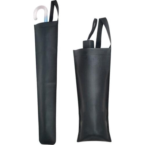 Universal Artificial Leather Car Umbrella Storage Bag Waterproof Folding Long Or Short Handle Umbrella Holder Folding Storage Bu