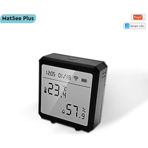 Tuya WiFi Temperature Humidity Sensor Indoor Hygrometer Thermometer Monitor With LCD Display