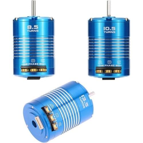 High Efficiency 540 Sensored Brushless Motor for 1/10 RC Car Blue