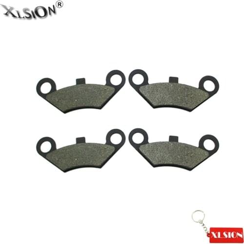 XLSION Aftermarket 2Pair Front Brake Pads For CF MOTO X5 Terralander 500 2013 492cc Quadzilla 500 ES 4x4 2010 2011 493cc