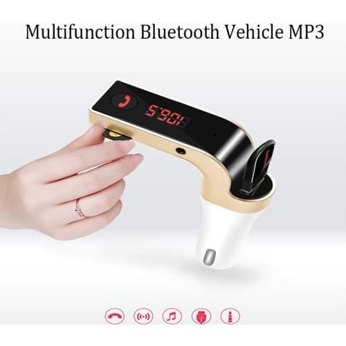 1pc Car Kit Handsfree FM Transmitter Radio MP3 Player USB Charger Automobile Radio Player FM Transmitter Car Accessories