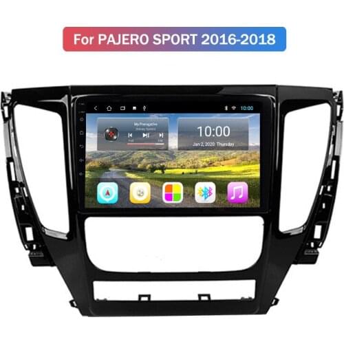 2G+32G For Mitsubishi Pajero Sport 16-18 Reversing Image Large Screen Android in-Vehicle GPS Navigation autoestereo Android 9