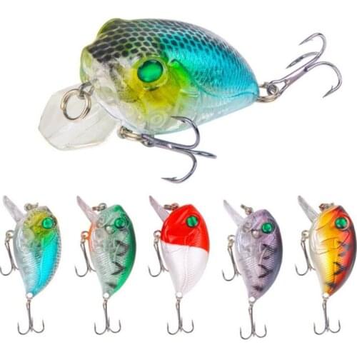 5pcs/lot Crankbait Fishing Lure 4.5cm 8.1g Floating Isca Artificial Hard Bait Bass pike Wobbler Swimbait carp fishing tackle