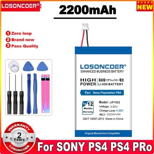 LIP1522 Battery for Sony PS4 Slim Bluetooth Dual Shock Controller Second Generation CUH-ZCT2 ZCT2U Playstation PS4 Controller