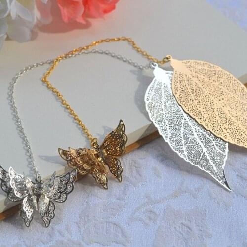 Anime Tian Guan Ci Fu Cosplay Hua Cheng Xie Lian Butterfly Jewelry Bookmarks For Book Metal Books Mark Gifts For Girls CS363