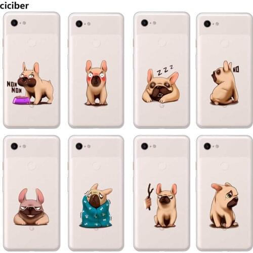 Puppy Dog Phone Case For Google Pixel 5 4a 4 3a 3 2 XL Soft Silicone TPU Cover for Pixel 5XL 4XL 3XL 2XL Fashion Protect Fundas