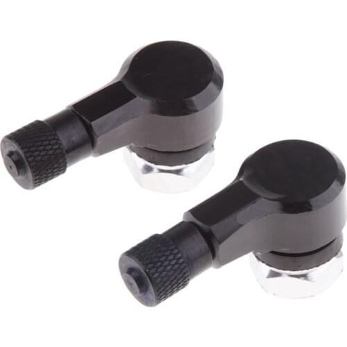 Black Valve Stem Cap Lid Car Truck Auto Motorcycle Wheels Tire