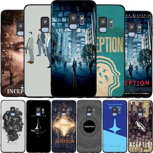 Inception black Soft phone Case For Samsung S20 S10 S9 S8 S7 edge Plus Lite Note 8 9 10 A6 A7 A8 A9 2018 Cover