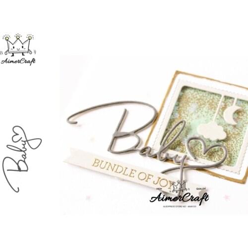 BABY Heart Metal Cutting Dies Scrapbooking Stencil For DIY Paper Card Decorative Embossing Die Cut Craft Dies New 2019