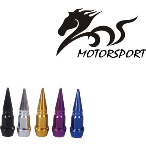 Racing Spikes 4.5CM Short 4PCS/set Auto Bicycle Car Tire Valve Cap VALVE Stem CAPS