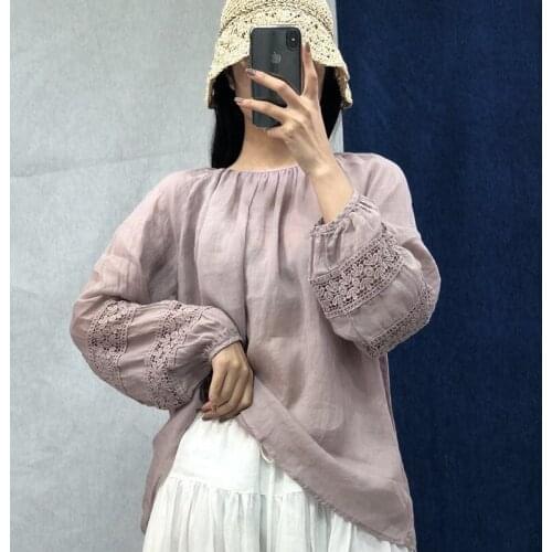 Johnature Women's Blouses And Shirts